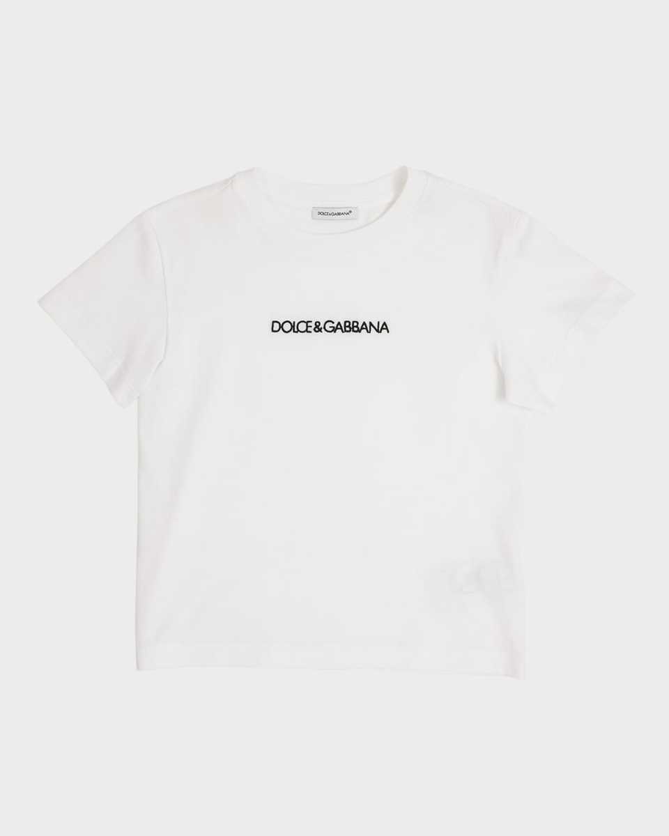 Kid's Logo Short-Sleeve T-Shirt, Size 8-12