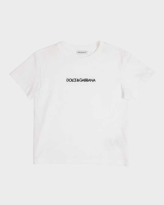 Kid's Logo Short-Sleeve T-Shirt, Size 8-12