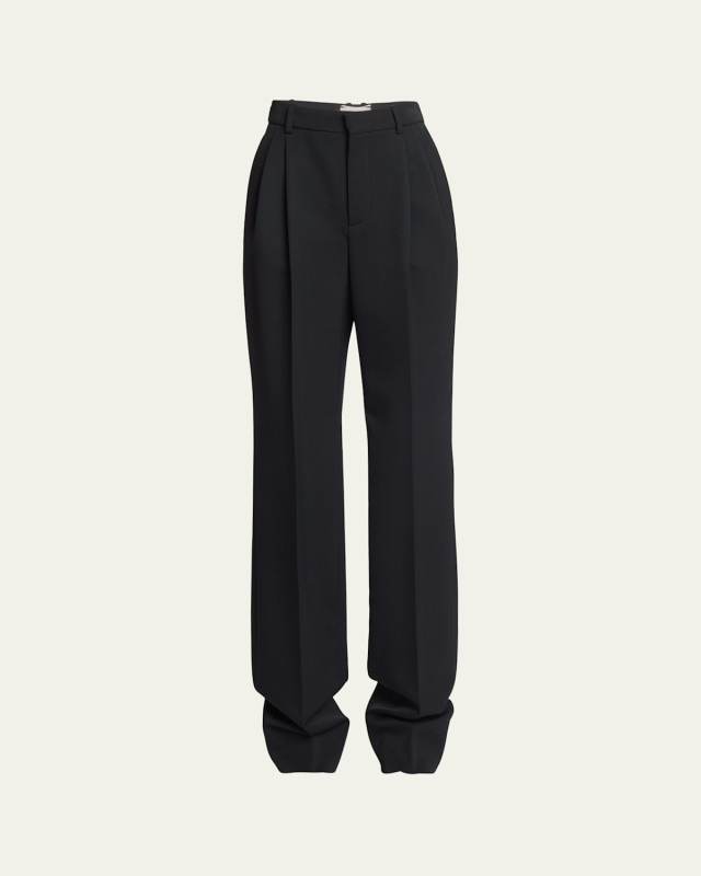 Tailored Straight-Leg Trousers