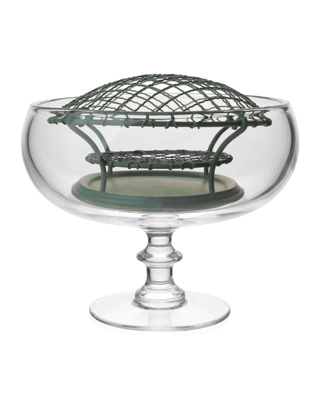 Classic Footed Rose Bowl & Wire