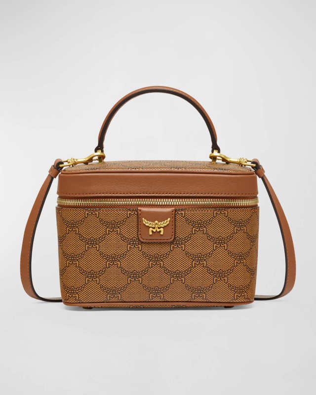 Lauretos Monogram Zip Crossbody Bag