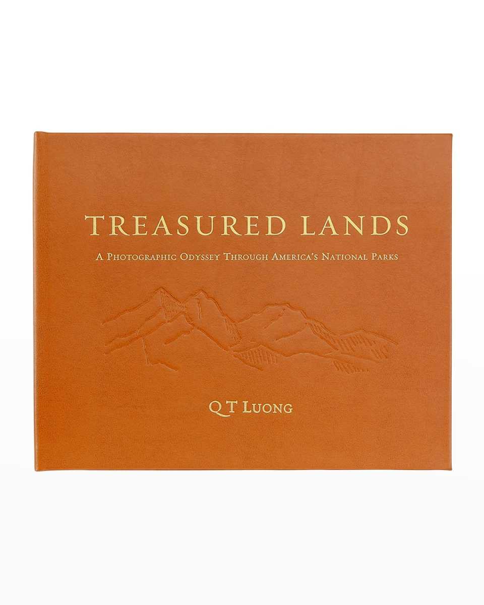 "Treasured Lands" Leather Bound Book