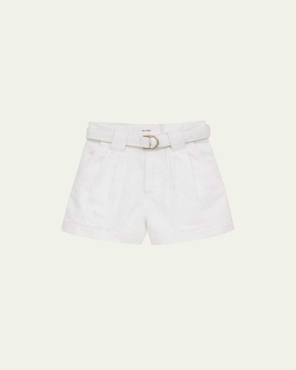 Girl's Lucy Pleated Cargo Shorts, Size 7-16