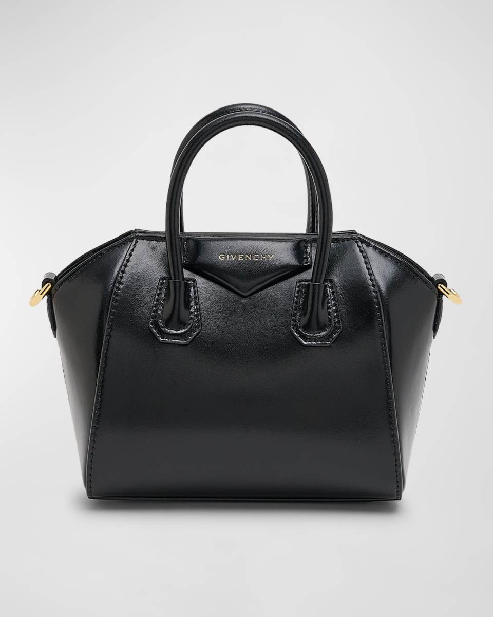 Antigona Toy Top Handle Bag in Box Leather