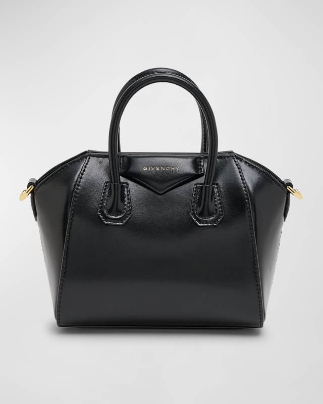 Antigona Toy Top Handle Bag in Box Leather
