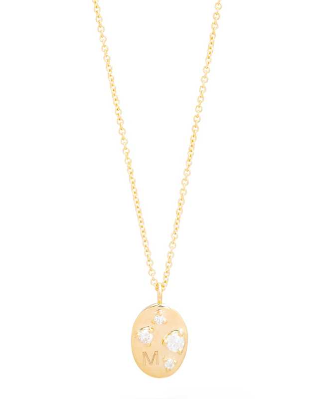 Personalized Oval Diamond Necklace