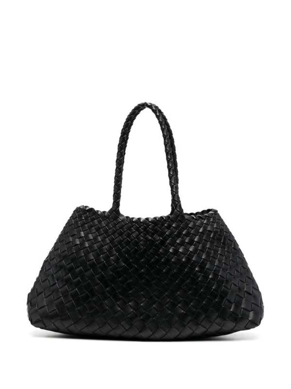 Santa Croce interwoven leather tote bag