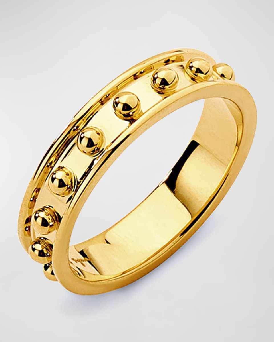 Large Mogul Gold Dots Band, Size