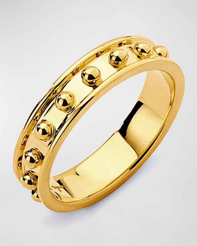 Large Mogul Gold Dots Band, Size