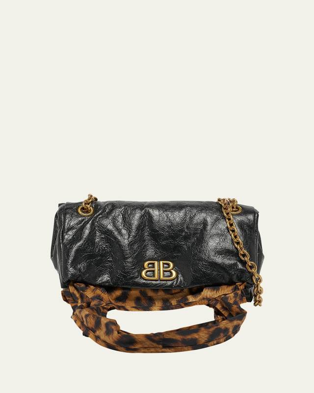 Monaco Small Leather Shoulder Bag