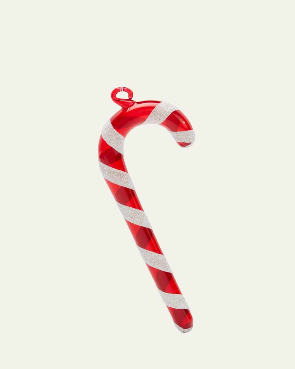 Glitter Candy Cane Ornament
