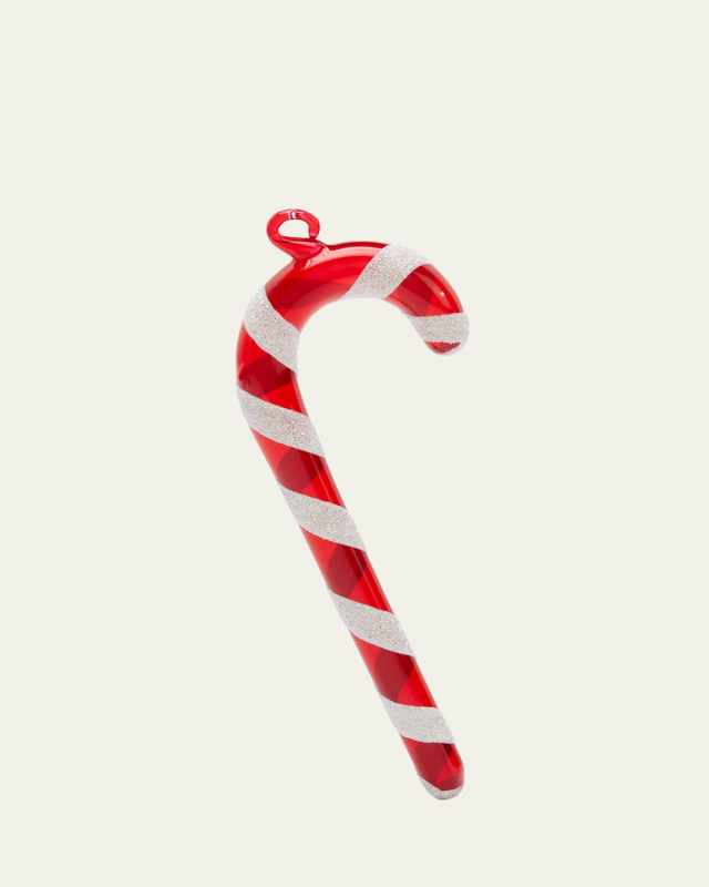 Glitter Candy Cane Ornament