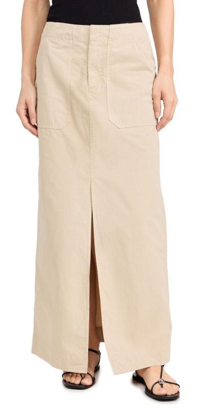rag & bone Leyton Skirt Khaki
