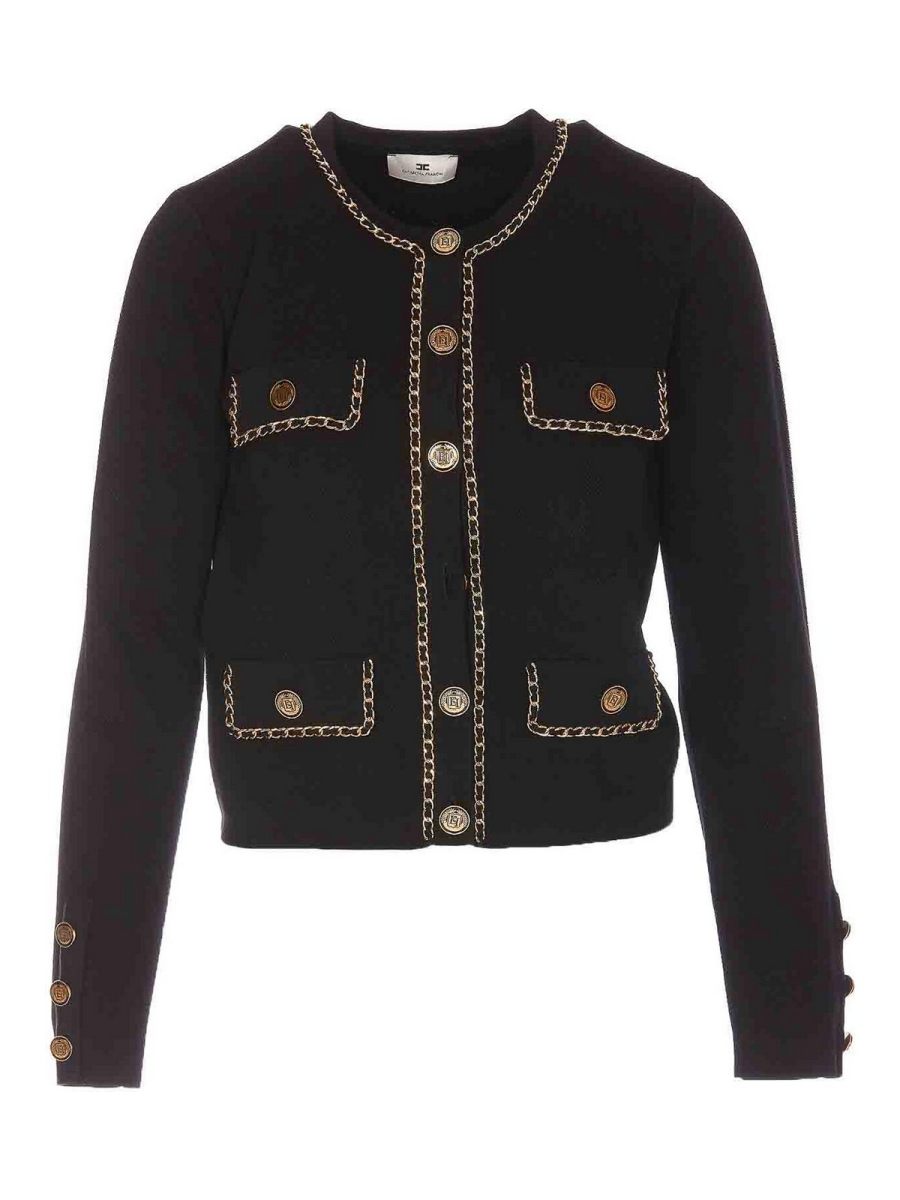 Elisabetta Franchi Cardigan - Noir