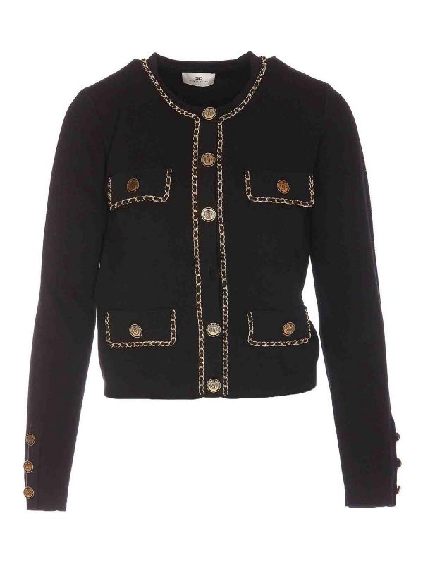 Elisabetta Franchi Cardigan - Noir