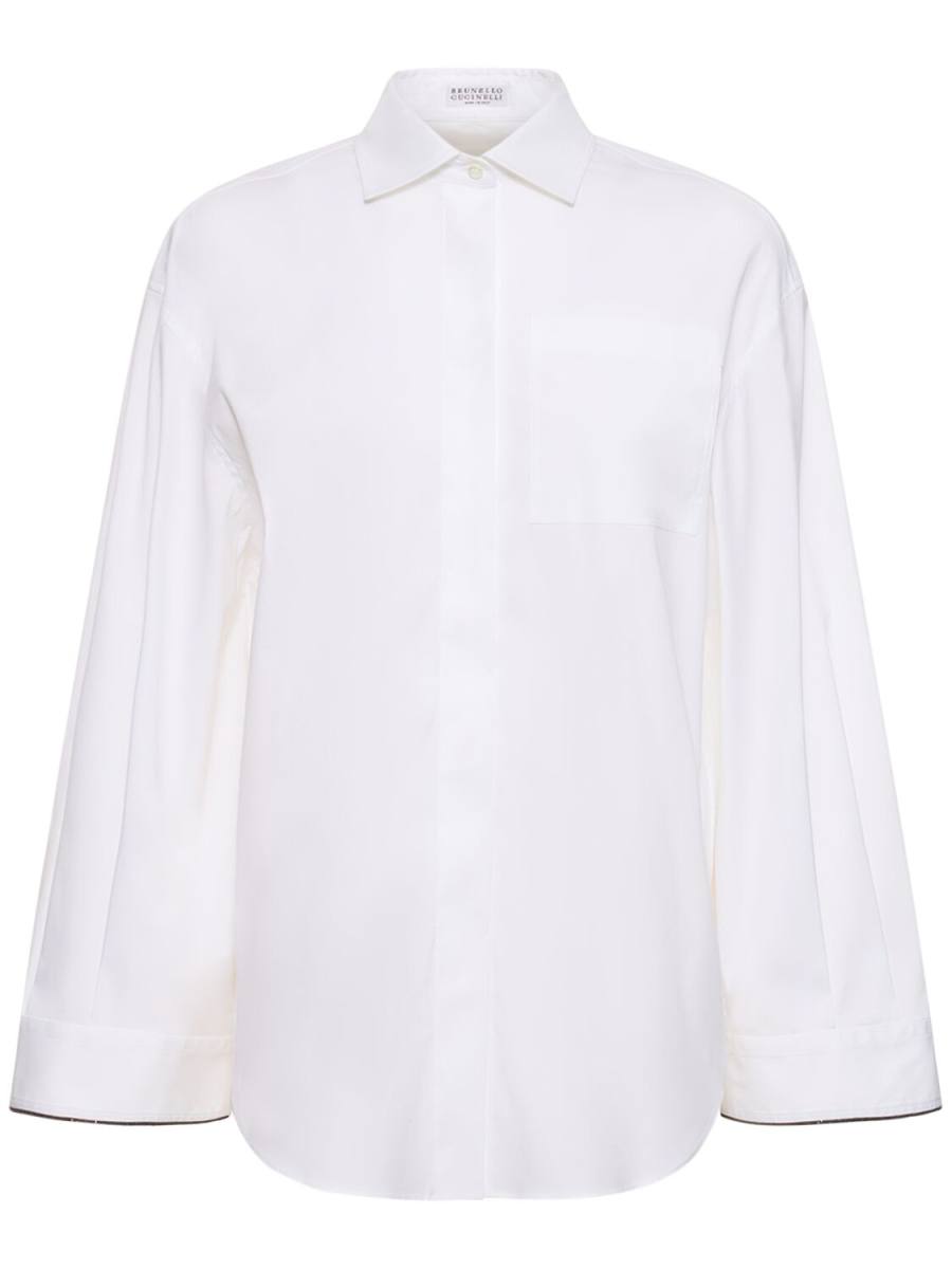Brunello Cucinelli Stretch cotton poplin shirt