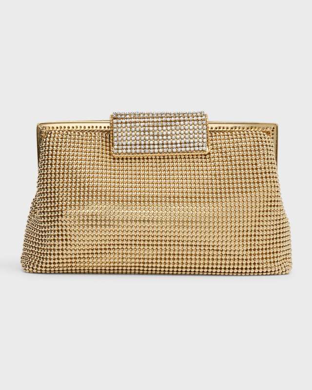 Crystal Clasp Clutch Bag