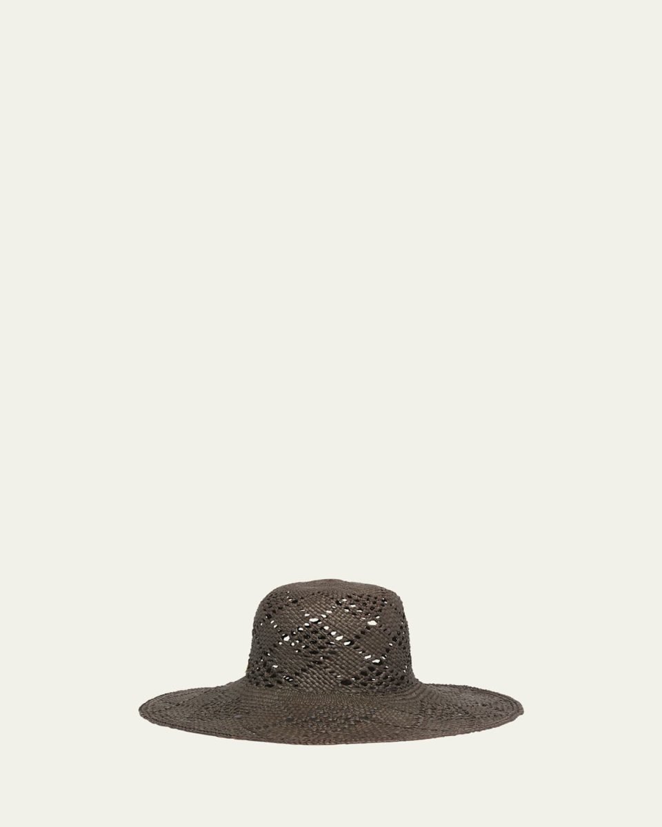 Hoshi Woven Straw Bucket Hat
