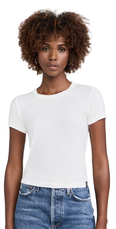 rag & bone Luca Baby Tee White