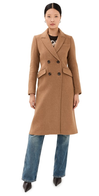 Barbour Barbour Marylin Tailored Coat Camel/Muted Cabernet Tartan