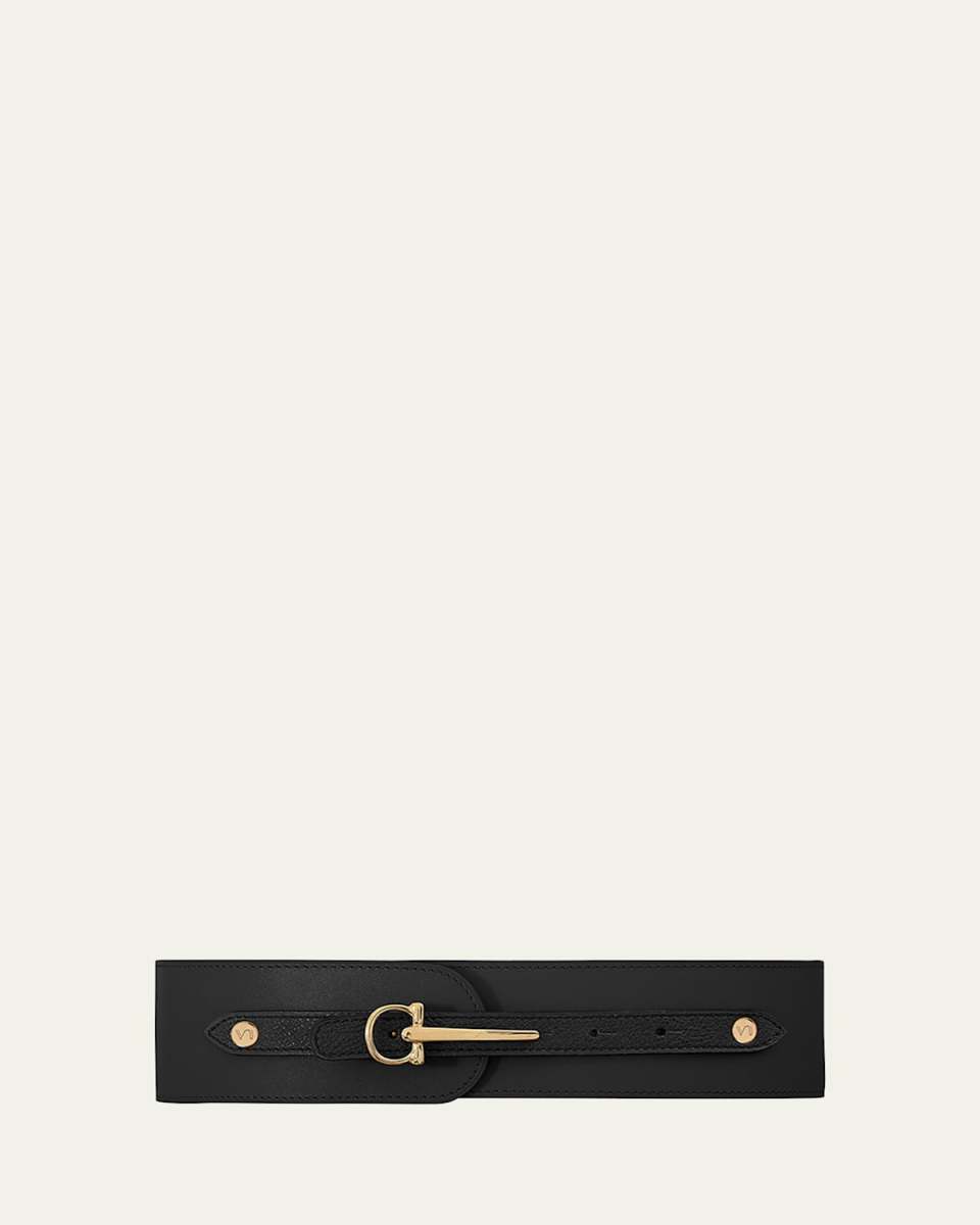 La Gracieuse Wide Leather Belt