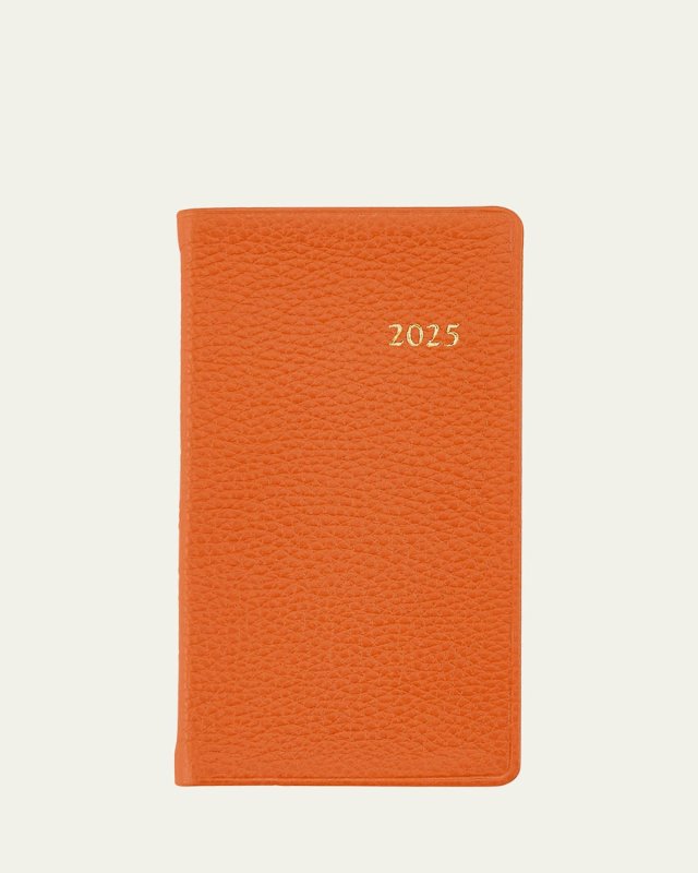 2025 6" Leather Pocket Datebook