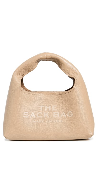 Marc Jacobs The Leather Mini Sack Bag Camel