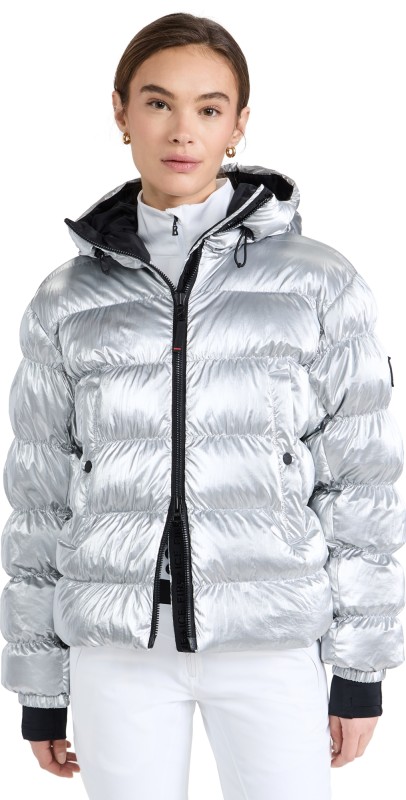 Bogner Fire+Ice Rosetta Coat Silver
