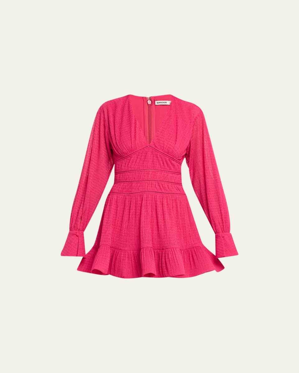 Cristabel Tiered Overlay Mini Dress