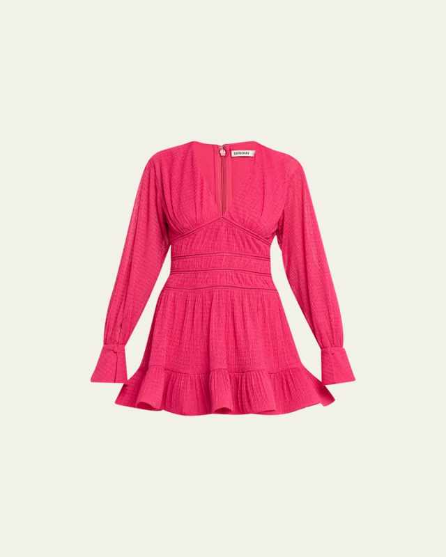 Cristabel Tiered Overlay Mini Dress