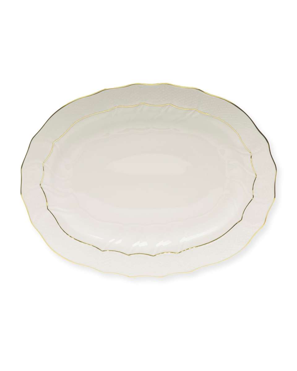 Golden Edge Platter, 17"