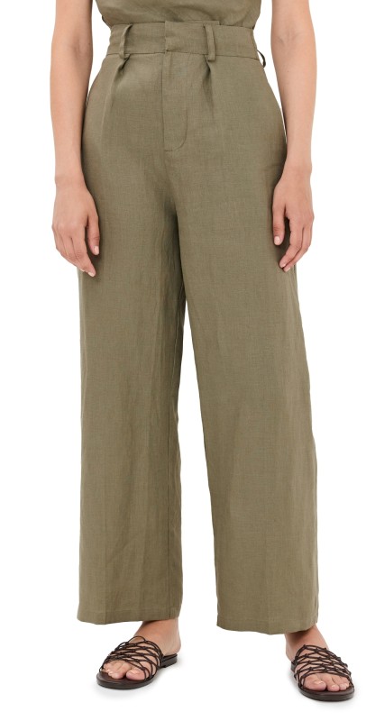 FAITHFULL THE BRAND Ida Pants Khaki