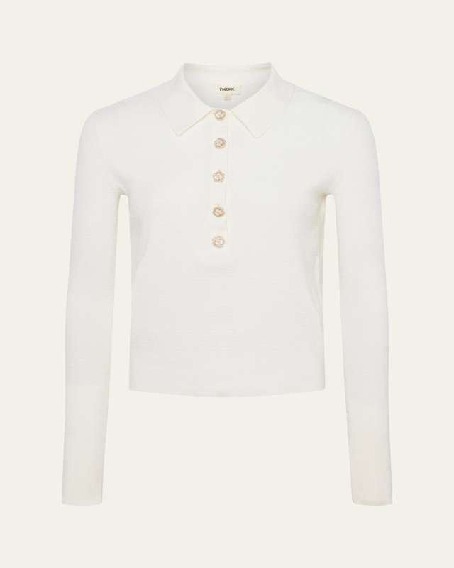 Sterling Jewel-Button Sweat