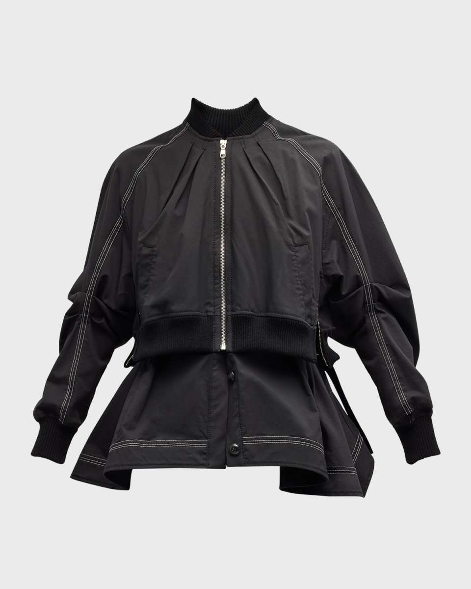 Layered Bomber Jacket