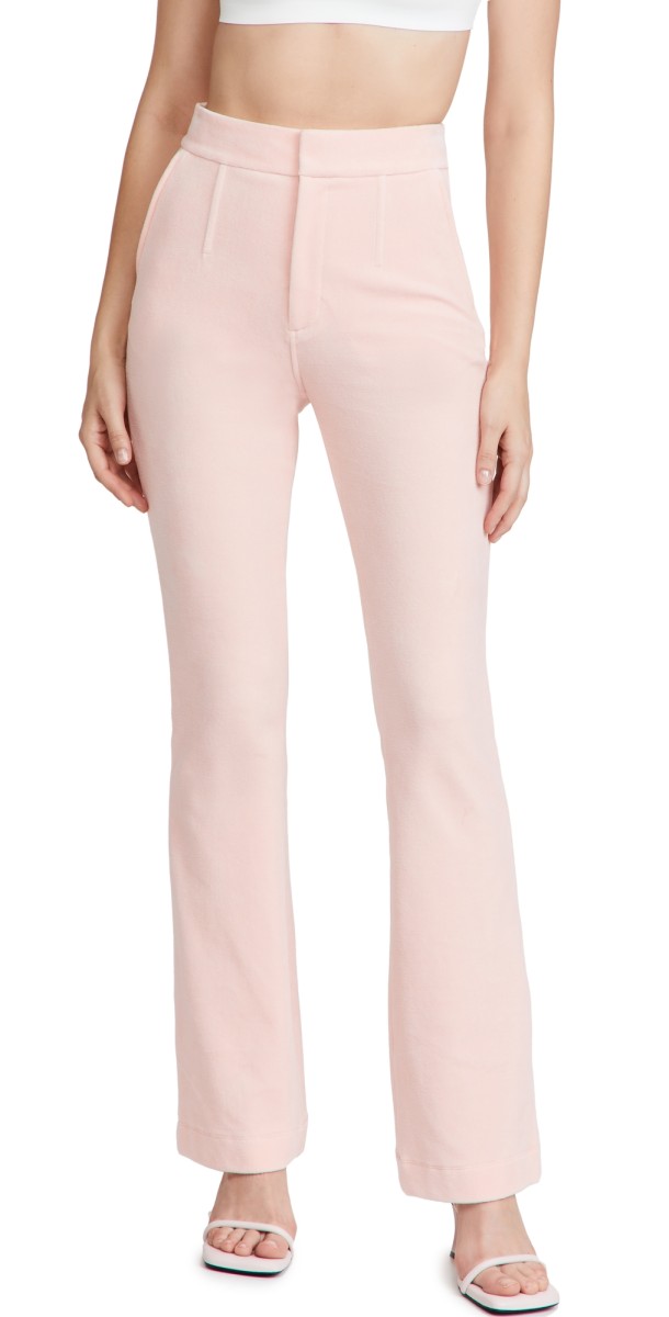 Alexander Wang Stacked Pants with 5 Pockets Quartz Pink