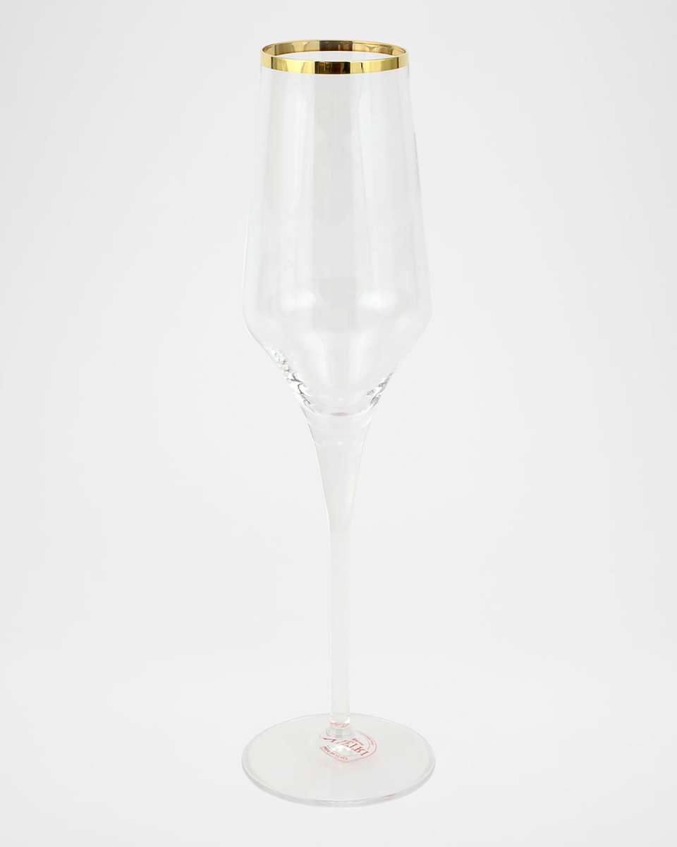 Contessa Gold Champagne Glass