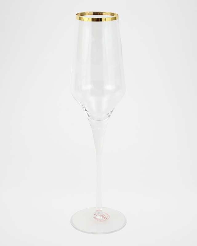 Contessa Gold Champagne Glass