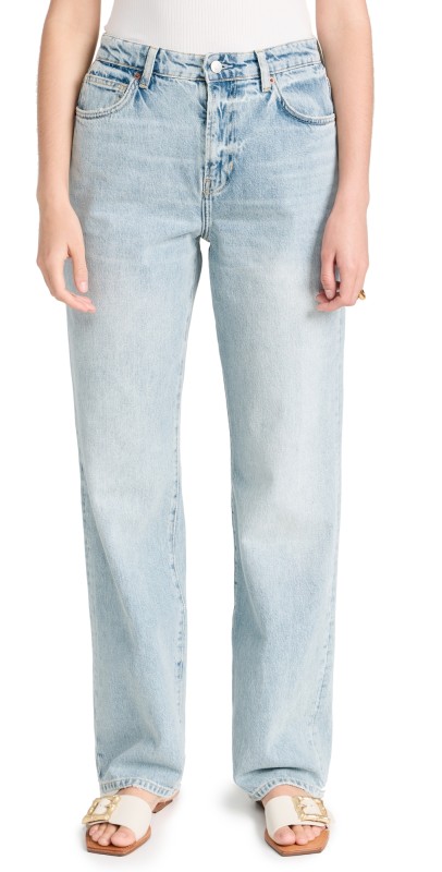 Reformation Preston Baggy High Rise Cuffed Jeans Lovell