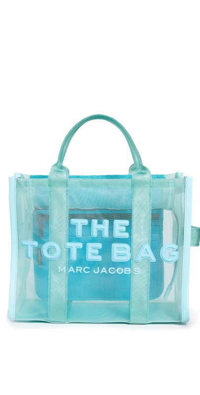 Marc Jacobs The Mesh Medium Tote Bag Pale Blue