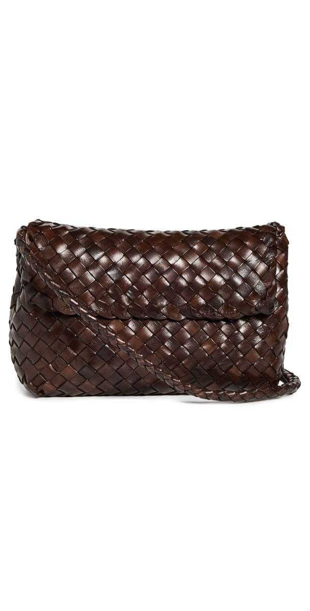 Loeffler Randall Billie Flap Shoulder Bag Chocolat