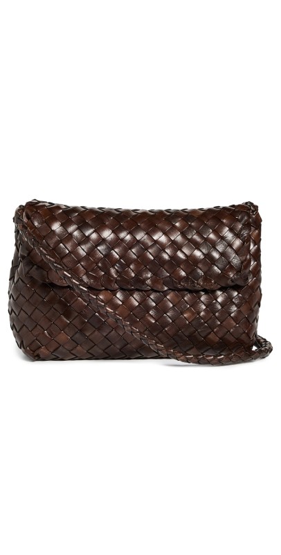 Loeffler Randall Billie Flap Shoulder Bag Chocolat