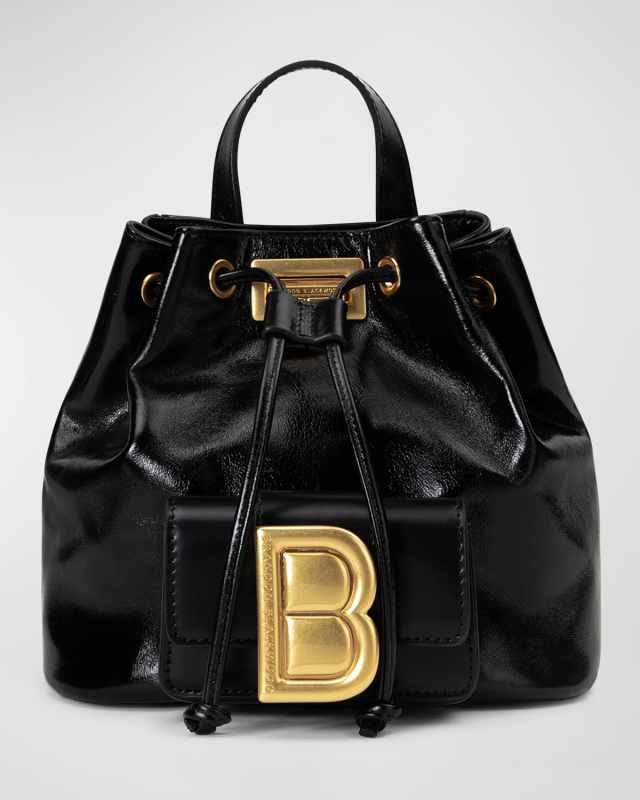 Midori Drawstring Leather Backpack
