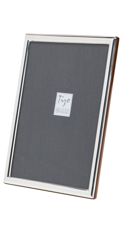 Tizo Design Italian 925 Sterling Silver Slim Frame 5x7 Silver