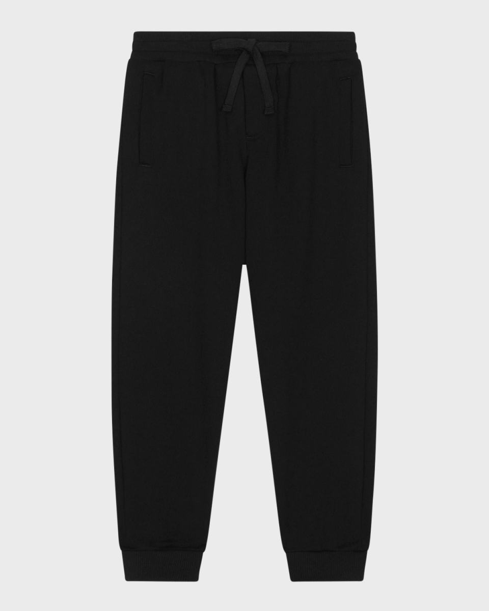 Boy's Logo Patch Joggers, Size 4-6