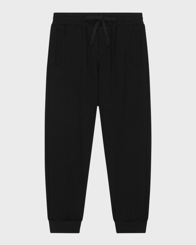 Boy's Logo Patch Joggers, Size 4-6