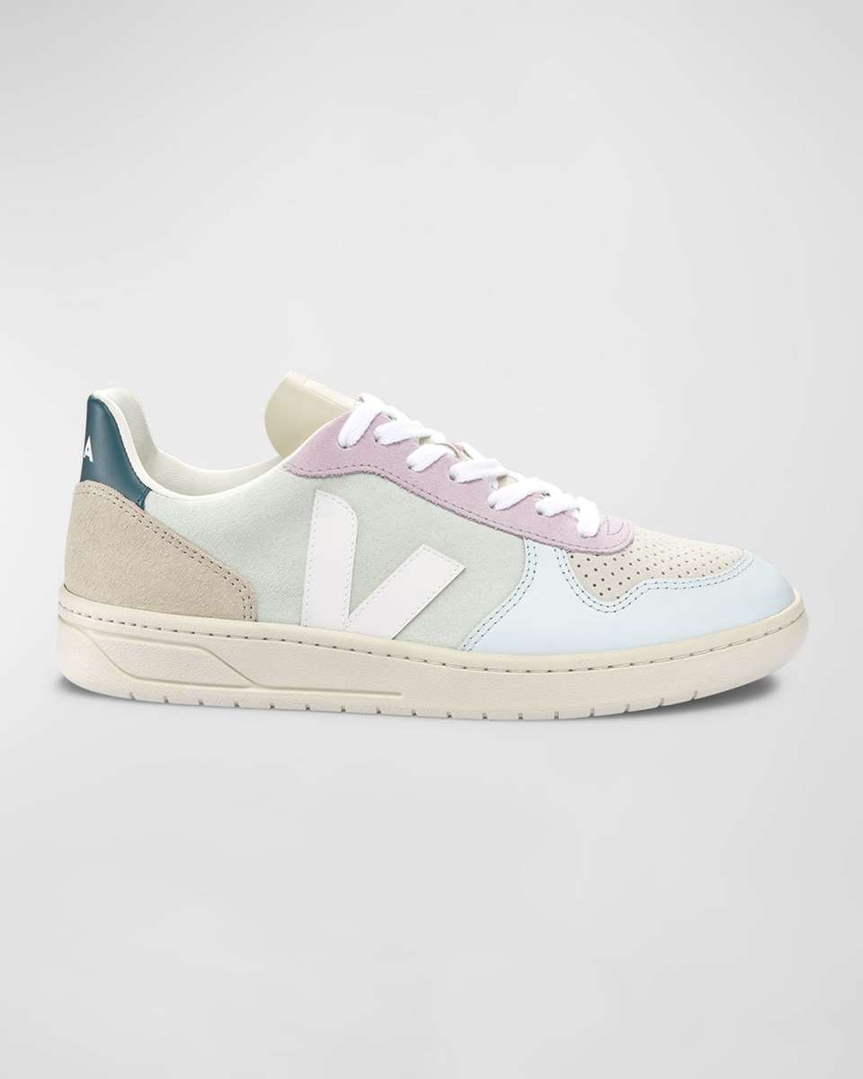 V-10 Colorblock Low-Top Sneakers