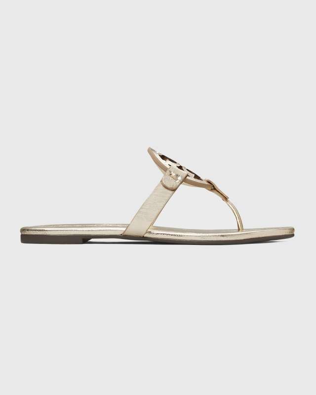 Miller Soft Metallic Thong Sandals