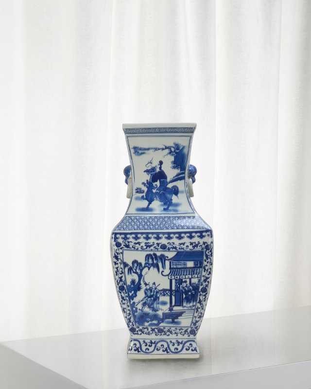 Chinese Rectangle Vase - 20"