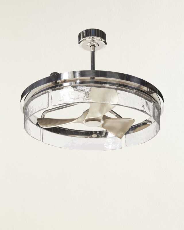 Sinclair 34" Chandelier with Fan