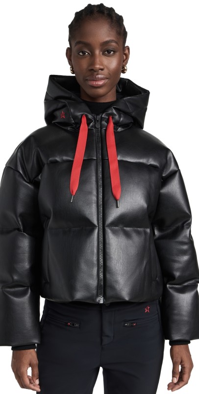 Perfect Moment Taos Short Down Jacket Black